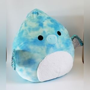 Squishmallow Large Shantira Plush Blue Pterodactyl Dinosaur